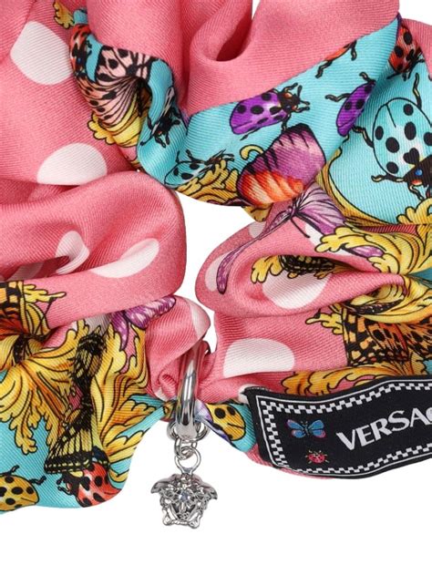 scrunchie versace|versace scarves for women.